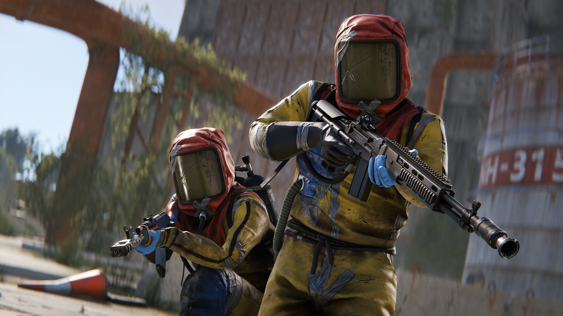 Radiation protection gear in Rust