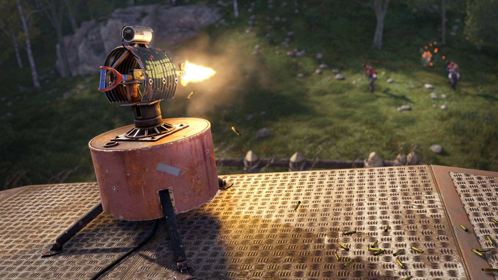 Rust auto turret and base defense traps